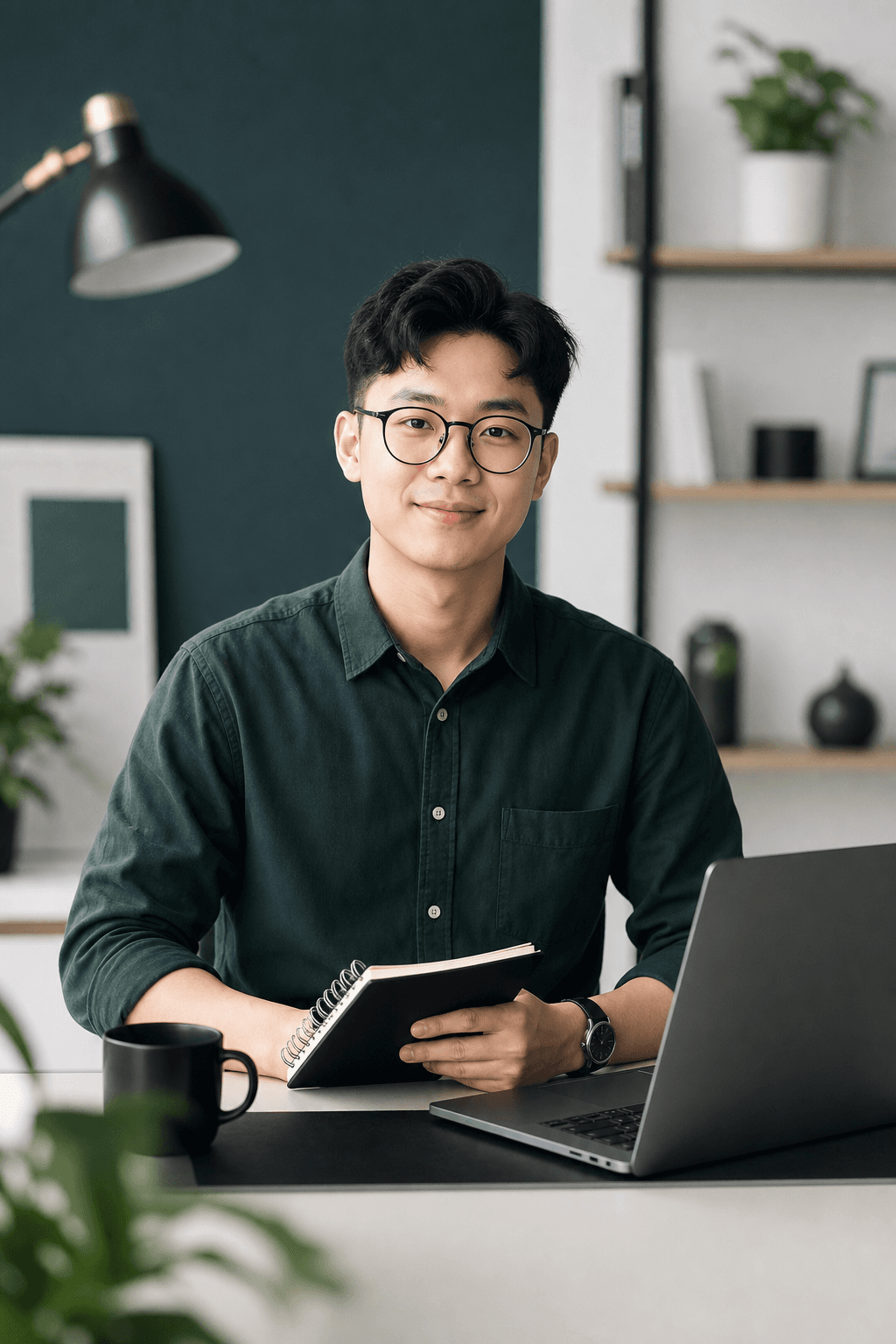 Chân dung chuyên nghiệp cho mẫu website portfolio